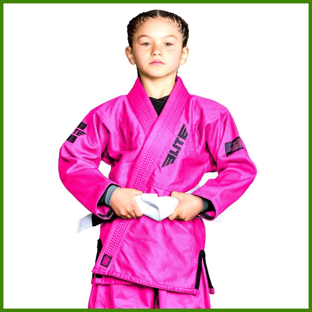 Ultra Light Brazilian Jiu Jitsu Gi Kids Preshrunk Fabric Free Belt